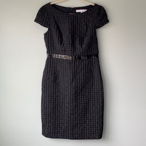 NWOT Carmen Marc Valvo classic black dress; perfect for Holiday celebrations